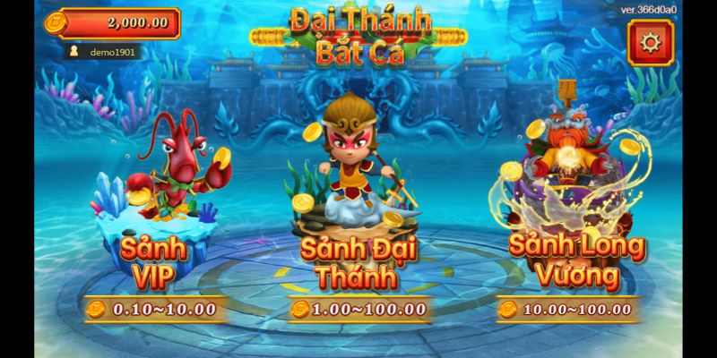Bắn cá FA Chai – Loạt siêu phẩm không nên bỏ qua hè này 4 Monkey King Fishing là game bắn cá FA Chai siêu hot
